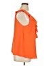 Beacon 100% Polyester Orange Sleeveless Blouse Size XL - photo 4
