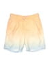 Cat & Jack 100% Polyester Tie-dye Yellow Board Shorts Size L (kids) - photo 1