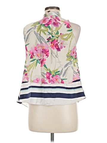 Elizabeth and James Sleeveless Silk Top (view 2)
