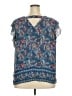 Ann Taylor LOFT 100% Polyester Blue Sleeveless Blouse Size XXL - photo 2