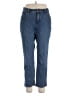 Lee Chevron-herringbone Blue Jeans Size 16w petite - photo 1