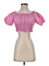 Zara Pink Short Sleeve Blouse Size XS - photo 1