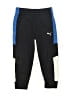 Puma 100% Polyester Color Block Black Track Pants Size 4T - photo 1