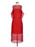 Slate & Willow 100% Polyester Red Cocktail Dress Size 8 - photo 1