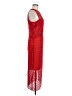 Slate & Willow 100% Polyester Red Cocktail Dress Size 8 - photo 4