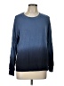 Splendid Blue Long Sleeve Top Size L - photo 1