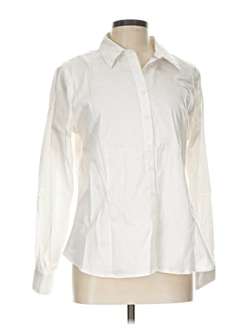 Ellen Tracy Long Sleeve Button-Down Shirt (view 1)