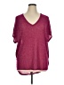 Express One Eleven Burgundy Short Sleeve Top Size XL - photo 1
