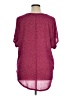 Express One Eleven Burgundy Short Sleeve Top Size XL - photo 2