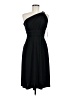 Evan Picone Solid Black Cocktail Dress Size 6 - photo 1