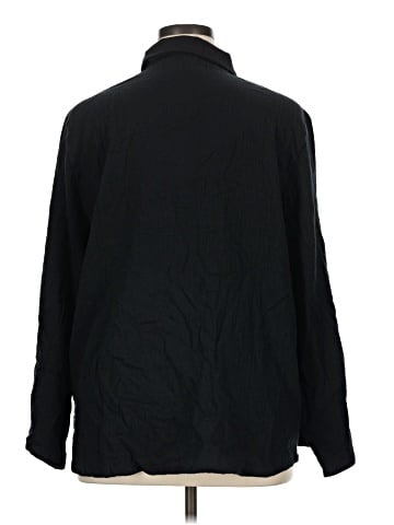 White Mark Long Sleeve Button-Down Shirt (view 2)