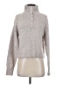 Francesca's Metallic Silver Turtleneck Sweater Size S - photo 1
