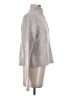 Francesca's Metallic Silver Turtleneck Sweater Size S - photo 4