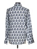 J.Crew Paisley Blue Long Sleeve Button-Down Shirt Size 6 - photo 2
