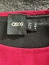 ASOS 100% Polyester Color Block Burgundy Cocktail Dress Size 6 - photo 7
