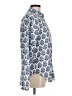 J.Crew Paisley Blue Long Sleeve Button-Down Shirt Size 6 - photo 4