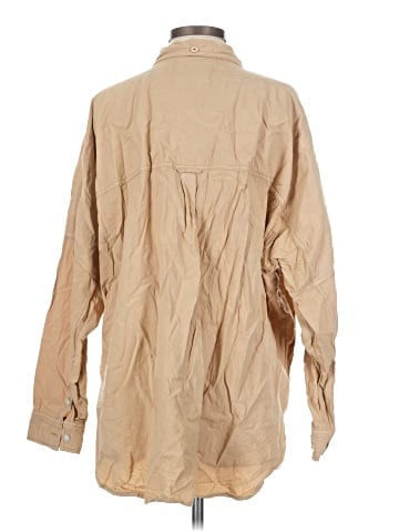 American Eagle Outfitters Long Sleeve Button-Down Shirt (view 2)