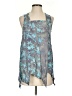 Soft Surroundings 100% Rayon Blue Sleeveless Blouse Size S - photo 1