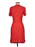 Next Polka Dots Red Casual Dress Size 8 - photo 2