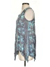 Soft Surroundings 100% Rayon Blue Sleeveless Blouse Size S - photo 5