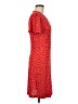 Next Polka Dots Red Casual Dress Size 8 - photo 4