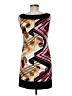 Connected Apparel Graphic Brown Cocktail Dress Size 6 (petite) - photo 2