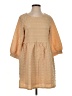 Entro 100% Polyester Tan Casual Dress Size S - photo 1