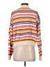 Zara 100% Baumwolle Stripes Pink Pullover Sweater Size S - photo 2