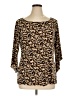 Venezia Brown 3/4 Sleeve Blouse Size 14 - 16 Plus - photo 1