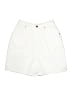 Talbots 100% Cotton Solid Ivory Cargo Shorts Size 8 - photo 1