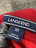 Lands' End Red Cocktail Dress Size 10 - photo 7