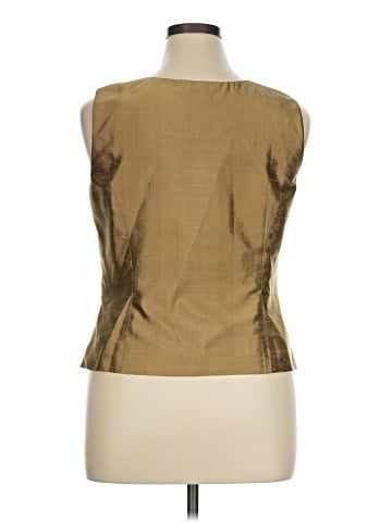 Carlisle Sleeveless Silk Top (view 2)
