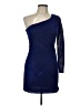 Seductions 100% Polyester Blue Cocktail Dress Size L - photo 1
