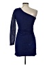 Seductions 100% Polyester Blue Cocktail Dress Size L - photo 2