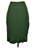HD in Paris Solid Green Formal Skirt Size 0 - photo 2