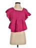 Cliche Pink Short Sleeve Blouse Size S - photo 1