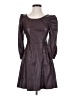 Topshop 100% Polyester Brown Cocktail Dress Size 4 - photo 1
