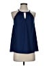 Alya 100% Polyester Blue Sleeveless Blouse Size S - photo 1