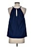 Alya 100% Polyester Blue Sleeveless Blouse Size S - photo 2