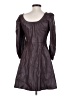 Topshop 100% Polyester Brown Cocktail Dress Size 4 - photo 2