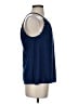 Alya 100% Polyester Blue Sleeveless Blouse Size S - photo 4