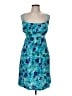 Allison Brittney Tropical Blue Cocktail Dress Size M - photo 1