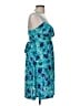 Allison Brittney Tropical Blue Cocktail Dress Size M - photo 4