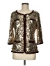 IMAN 100% Polyester Metallic Gold Jacket Size M - photo 1