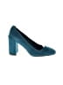 Salvatore Ferragamo Color Block Teal Heels Size 7 1/2 (wide) - photo 1