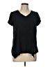 Style&Co Black Short Sleeve Top Size L - photo 1