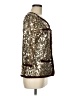 IMAN 100% Polyester Metallic Gold Jacket Size M - photo 4