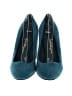Salvatore Ferragamo Color Block Teal Heels Size 7 1/2 (wide) - photo 2