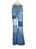 Hollister Color Block Blue Jeans Size 5R - photo 1