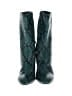 Stuart Weitzman 100% Leather Teal Boots Size 9 - photo 2